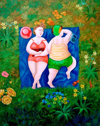 Elena Narkevich naif carolina cuadrillero